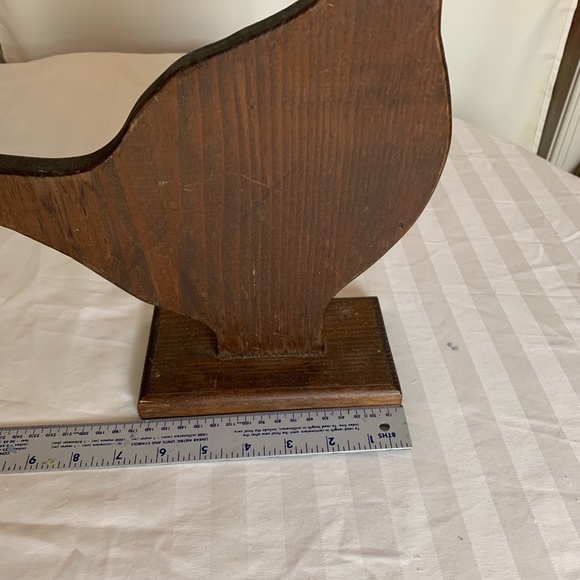 Vintage MCM 17" Handmade Decorative Brown Wood Goose Flat Silhouette~1970s - Picture 5 of 6
